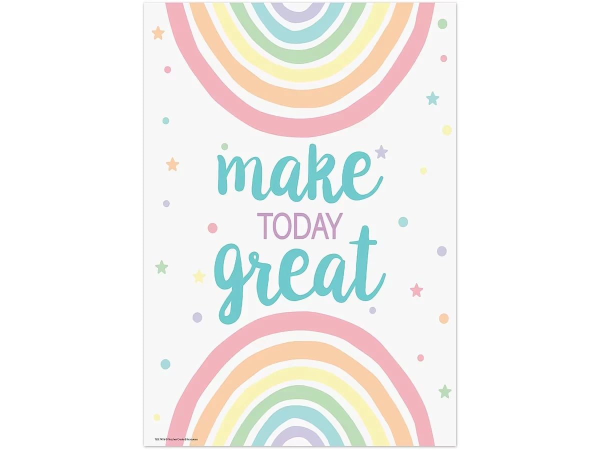 Pastel Pop Make Today Great Poster - US 2876