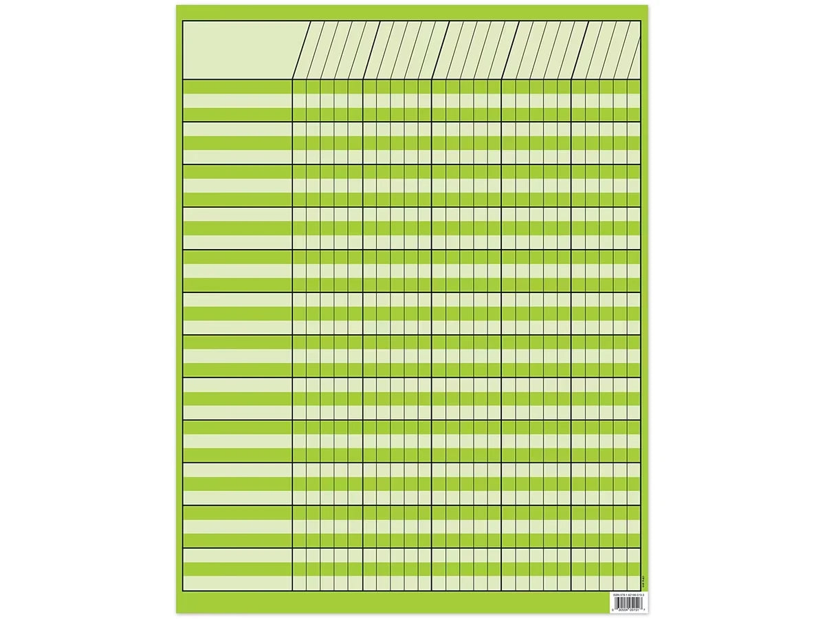 Lime Green Incentive Chart - US 5670