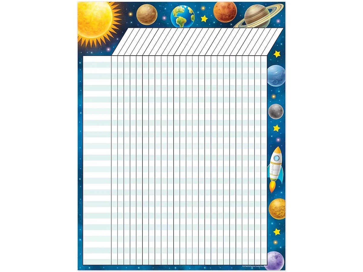 Outer Space Crew Incentive Chart - US 4155
