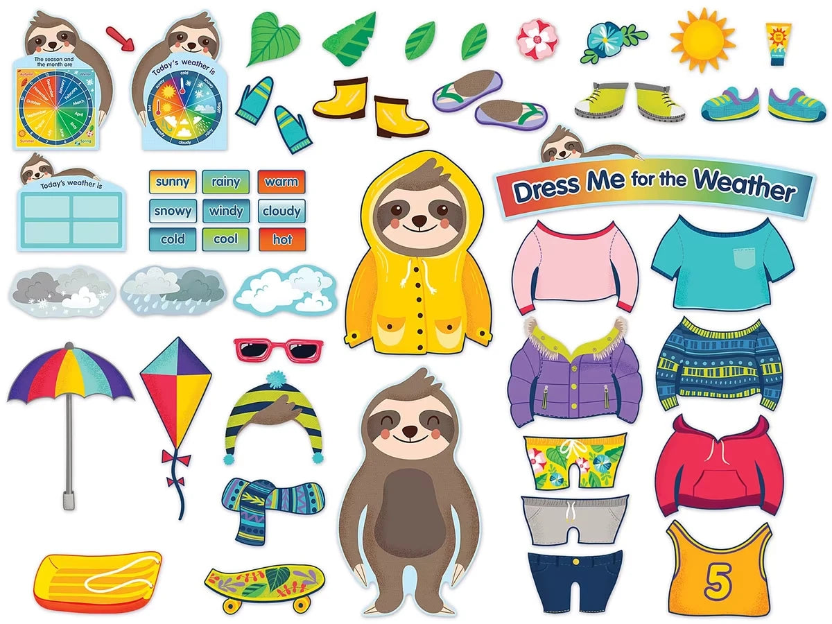 One World Dress for the Weather Bulletin Board Set - US 5128