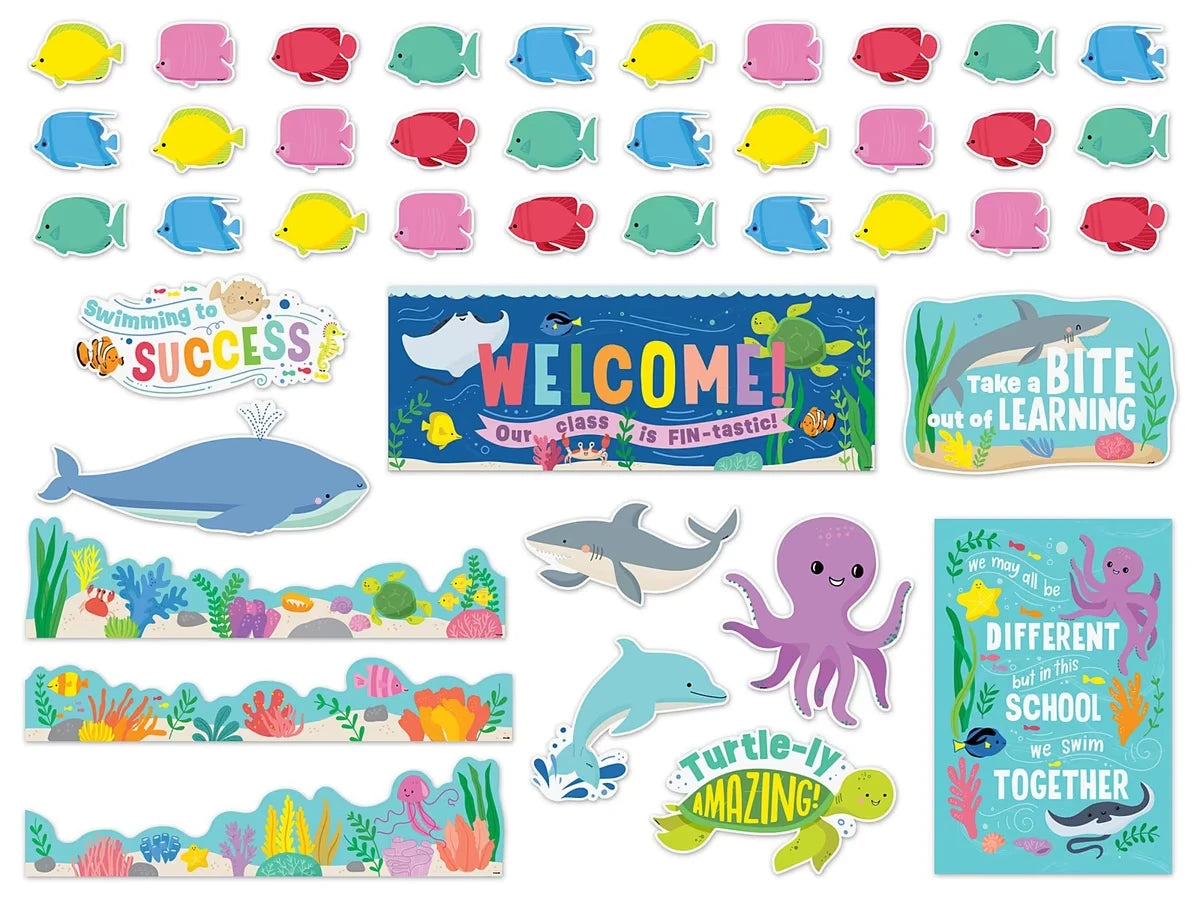 Sea Friends Bulletin Board Set - US 3723