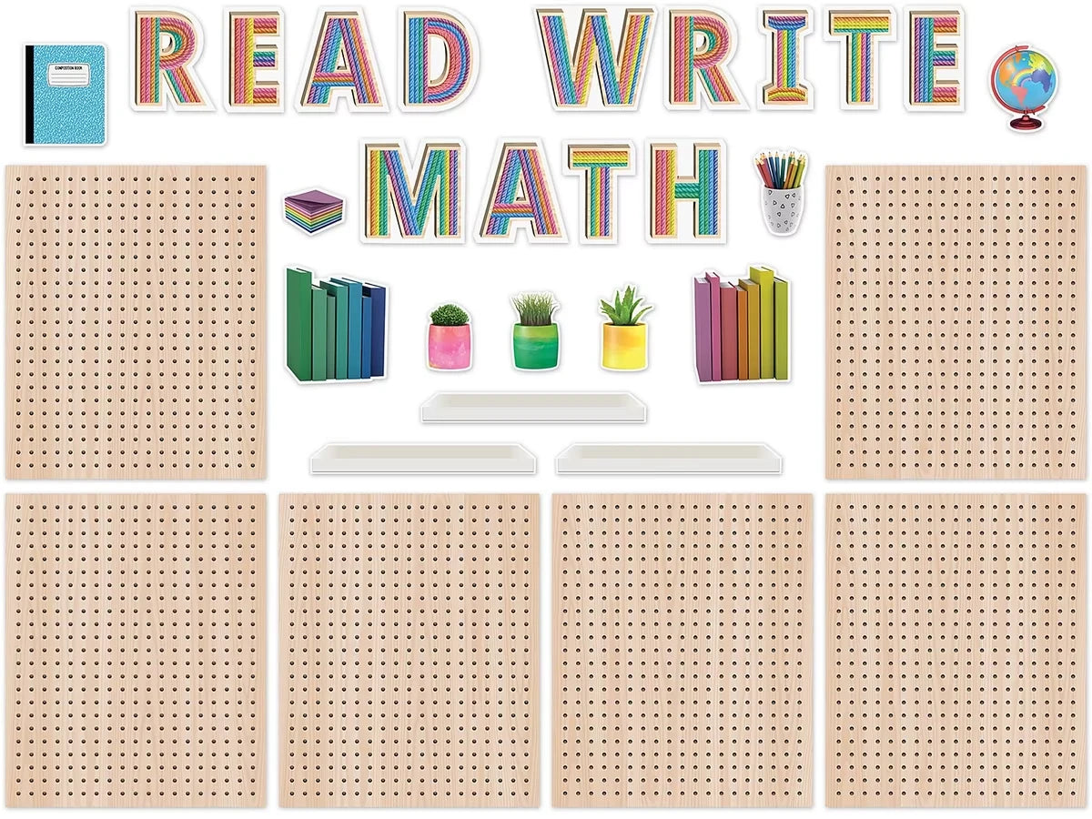 Creatively Inspired Pegboard Bulletin Board Set - US 5097