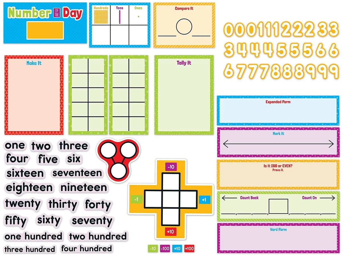 Number of the Day Bulletin Board Set - US 4887