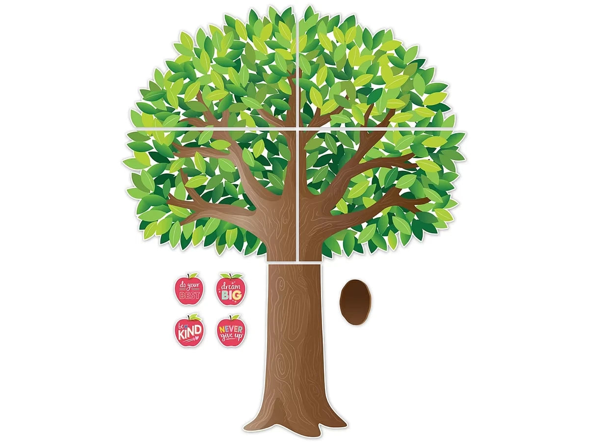 Apple Time Jumbo Tree Bulletin Board Set - US 1982