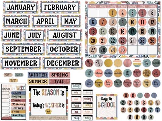 Wonderfully Wild Calendar Bulletin Board Set - US 5184