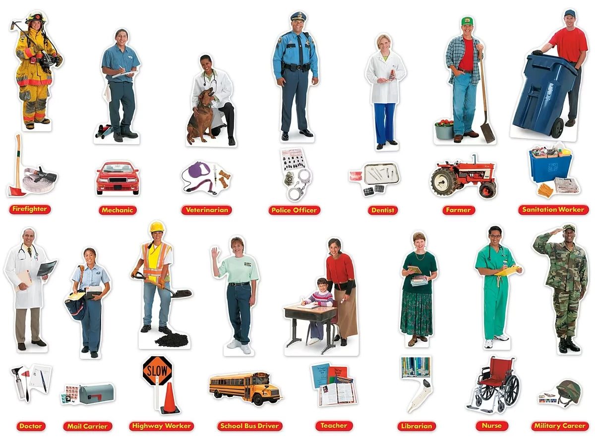 Community Helpers Bulletin Board Set - US 7119