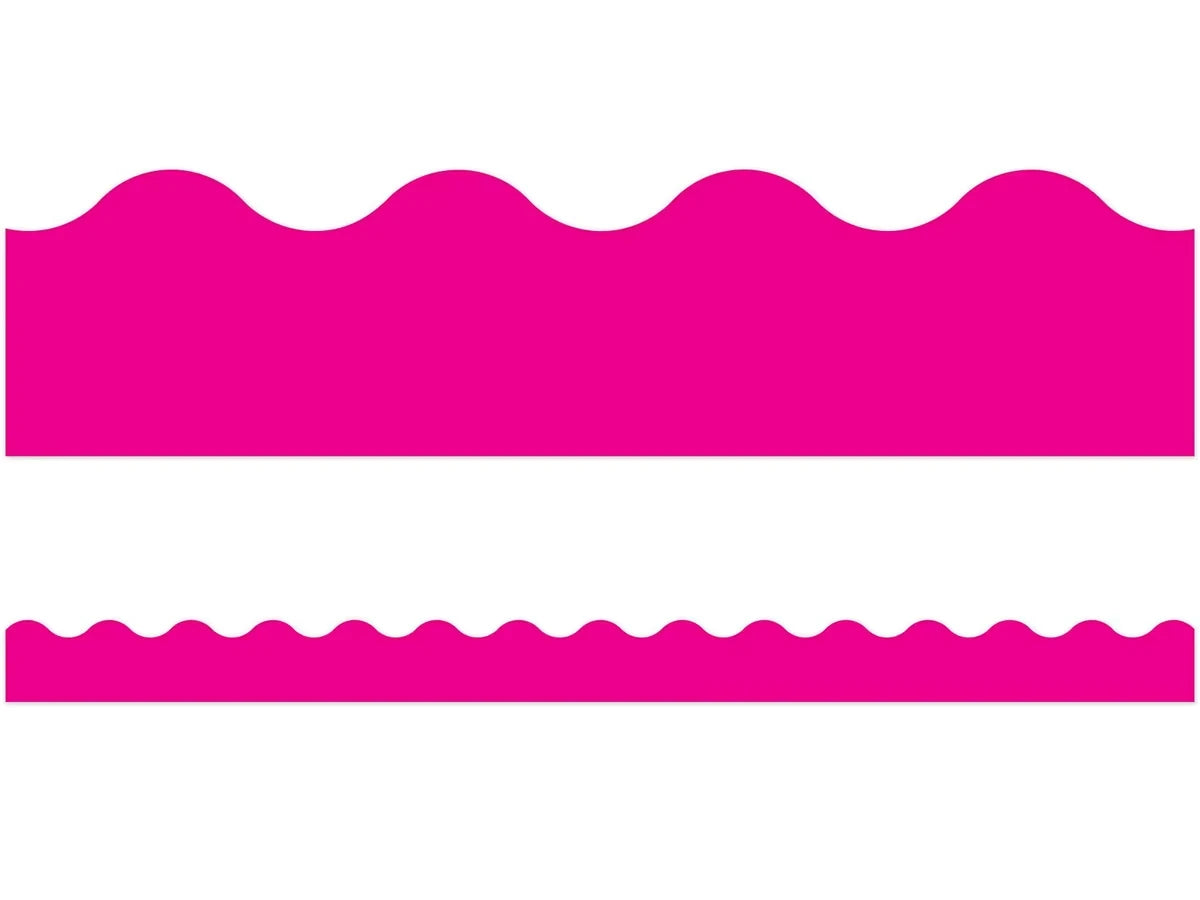 Hot Pink Scalloped Border - US 9712