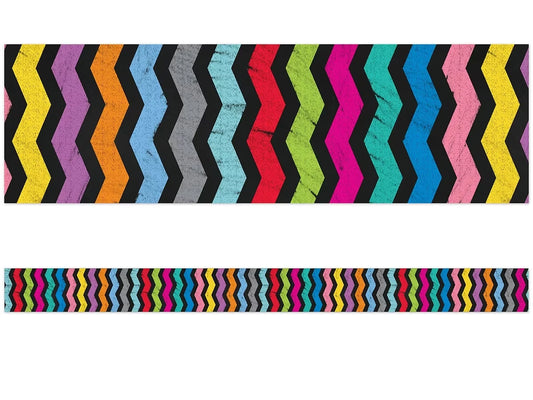 Colorful Chalkboard Double-Sided Border - US 2630