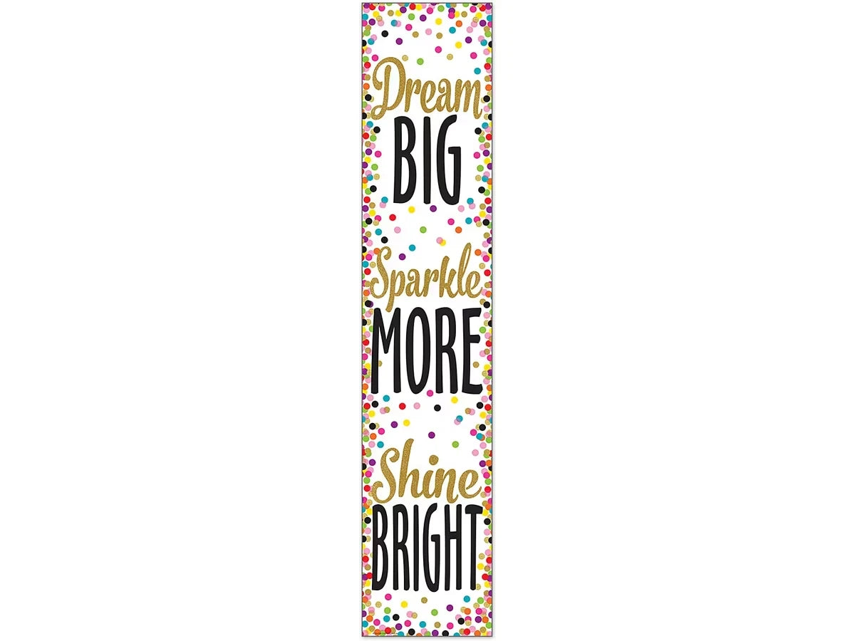 Confetti Motivational Banner - US 8655