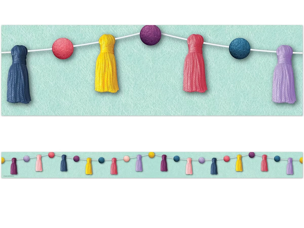 Oh Happy Day! Pom-Pom & Tassel Border - US 4884