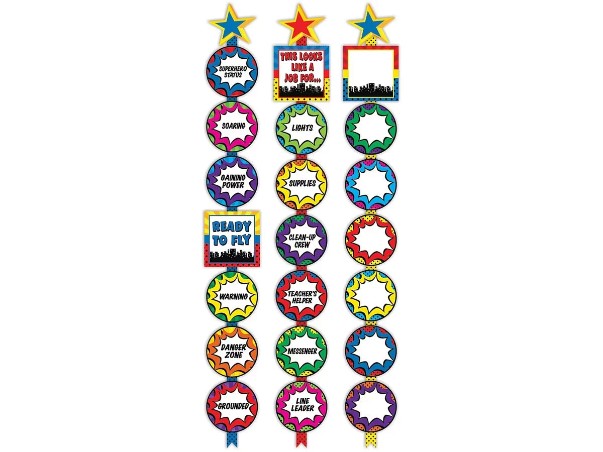 Superhero Classroom Management Bulletin Board Set - US 2848