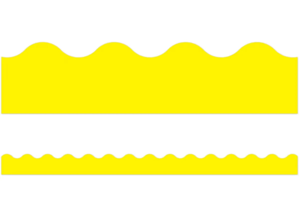 Yellow Scalloped Border - US 2859