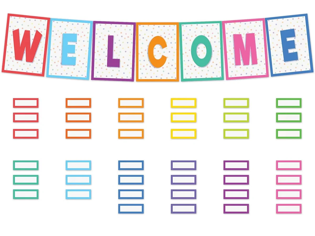 Colorful Welcome Bulletin Board Set - US 4307