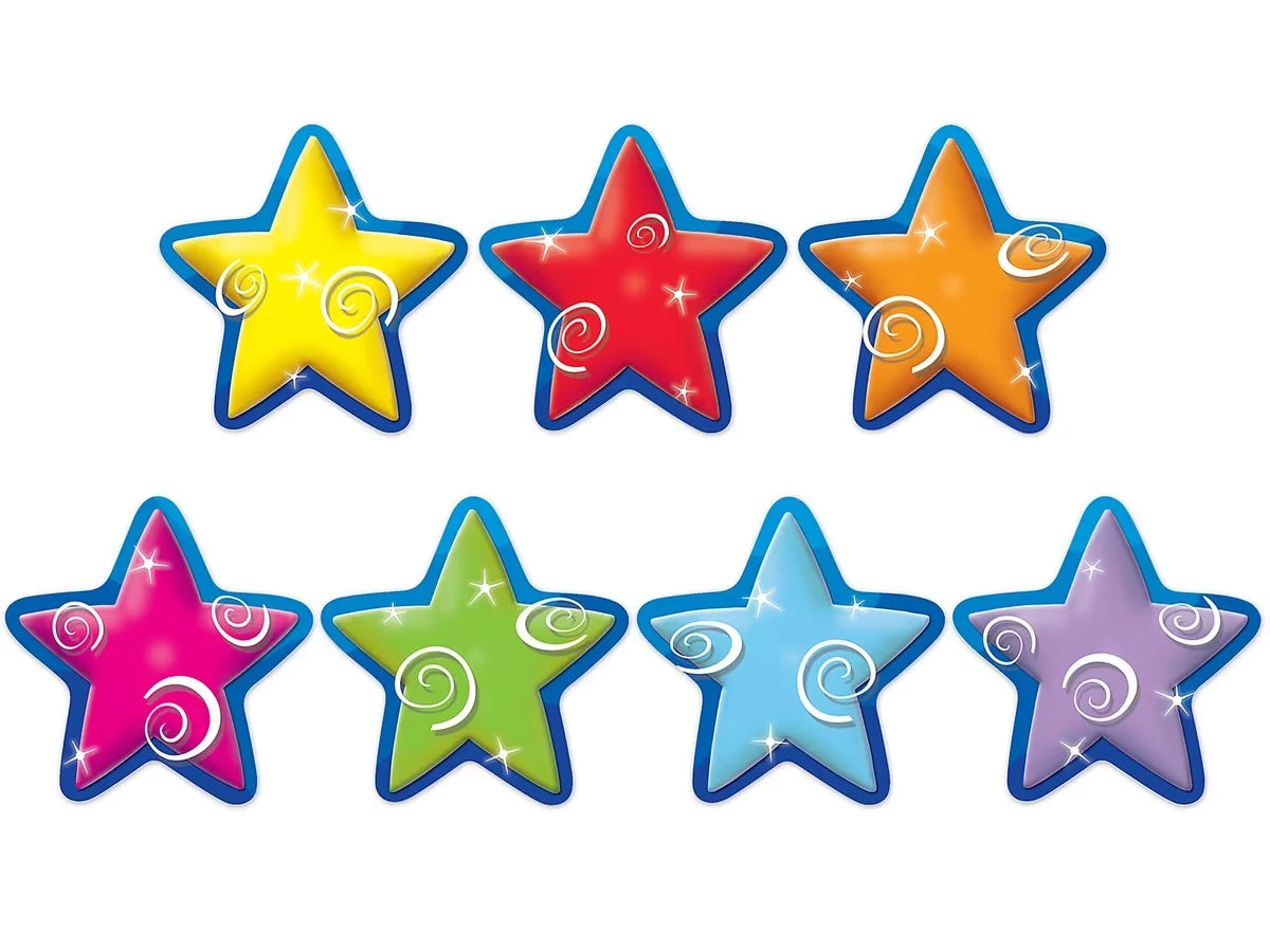 Colorful Star Mini Accents - US 3174