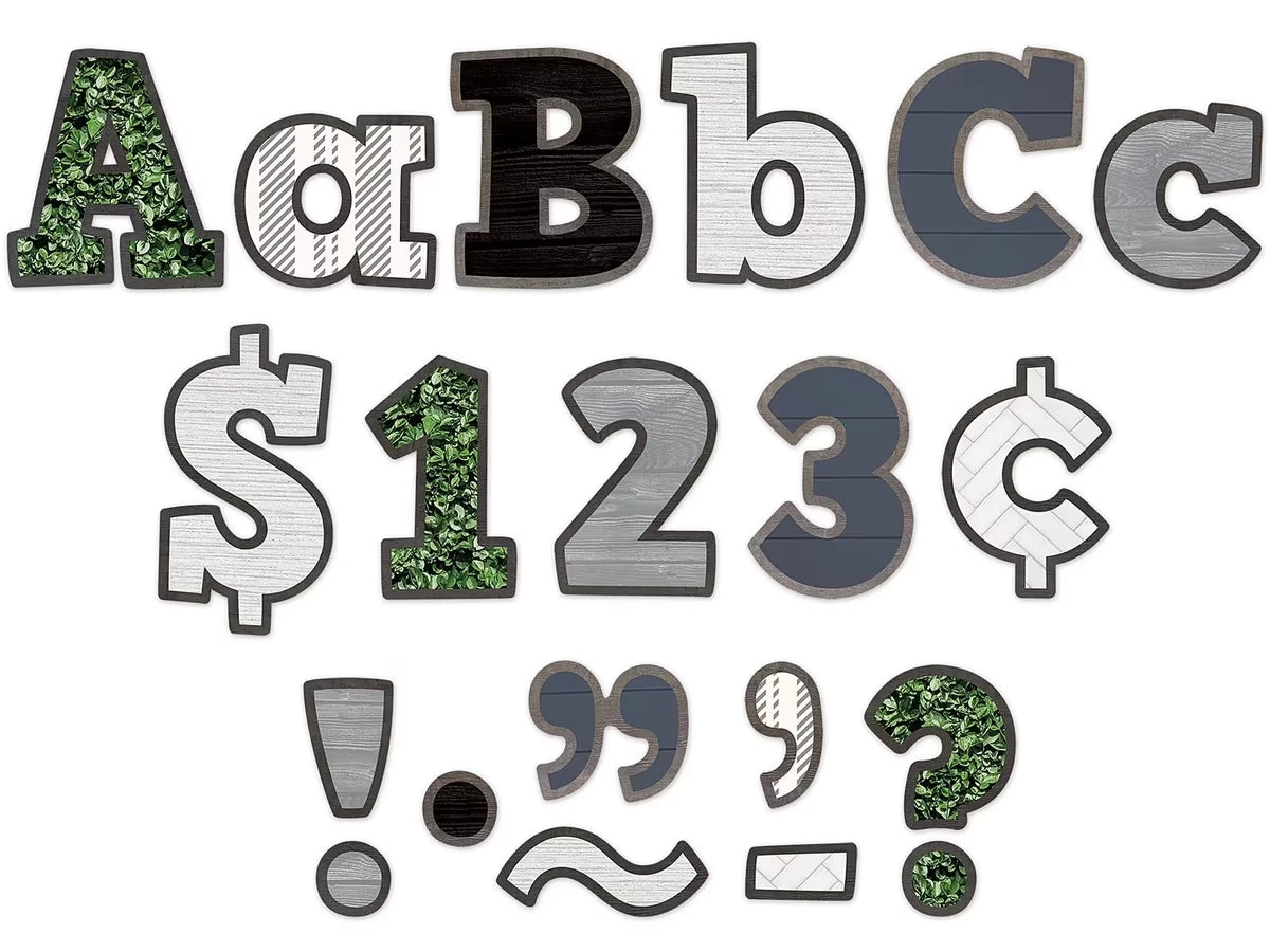 Modern Farmhouse 4" Punch-Out Letters - US 2583