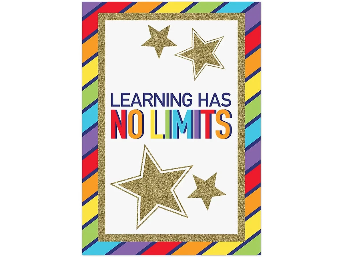 Sparkle & Shine Learning Has No Limits Poster - US 7732