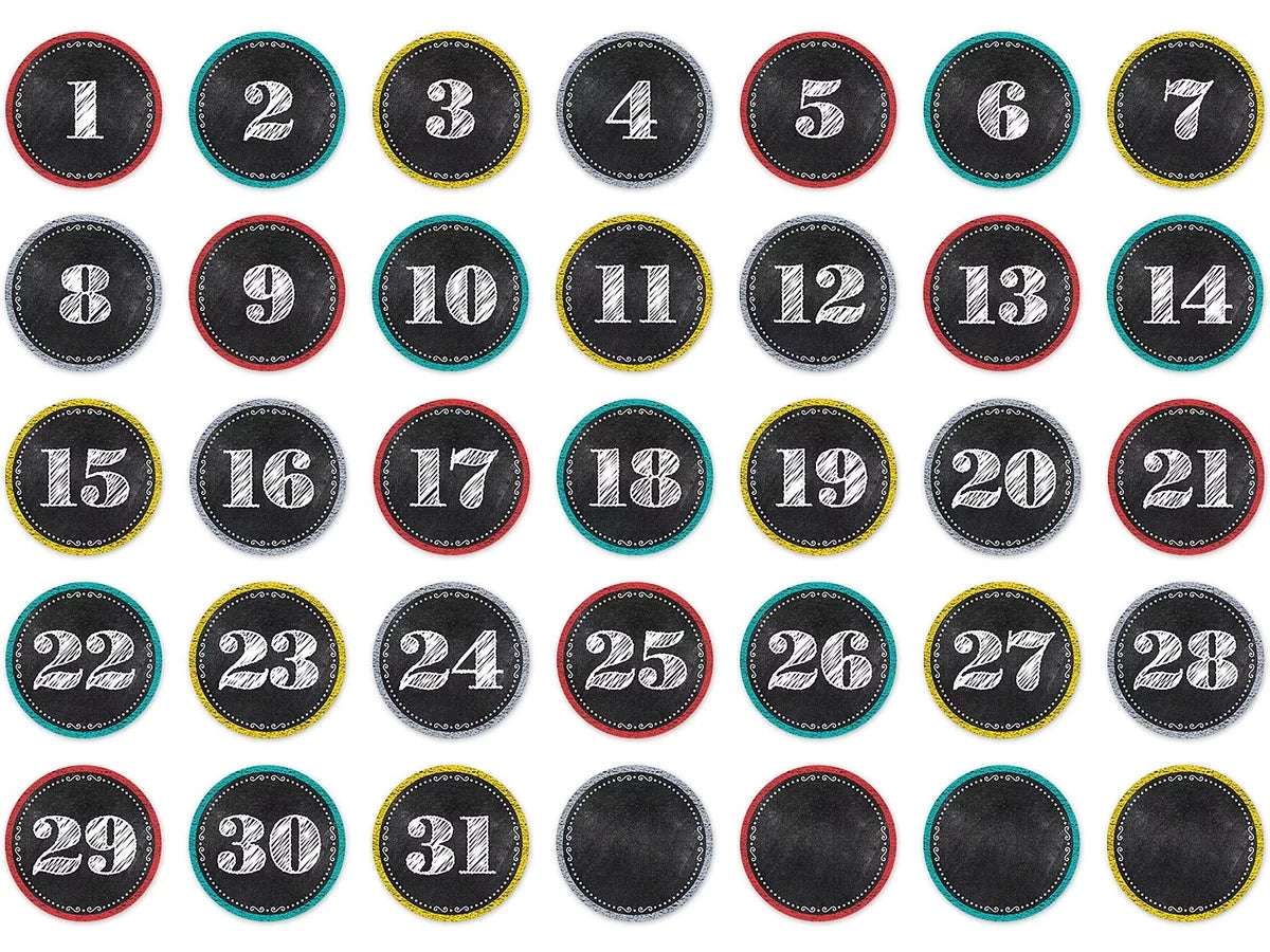 Chalk It Up! Calendar Mini Accents - US 2909