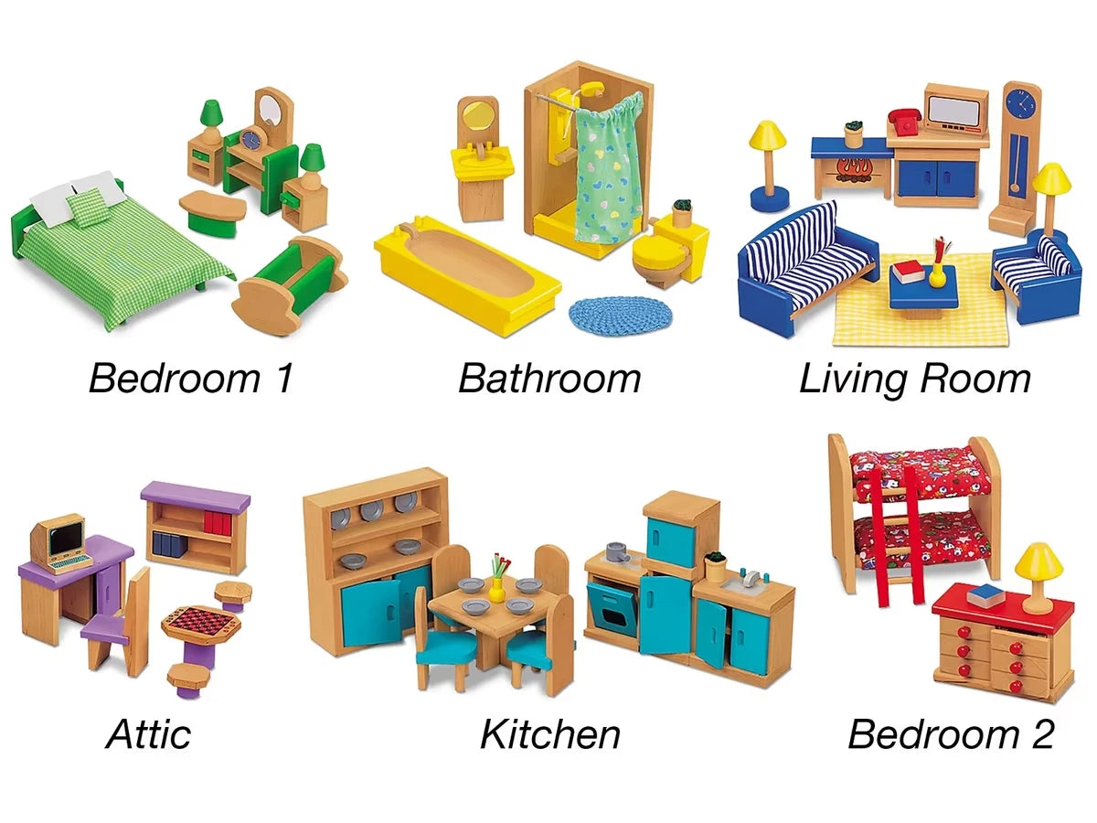 Classic Dollhouse Furniture - US 1436
