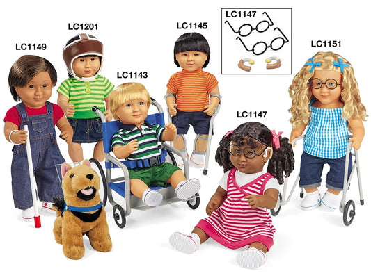 Adaptive Equipment for Dolls with Special Needs - Complete Set - US 1862