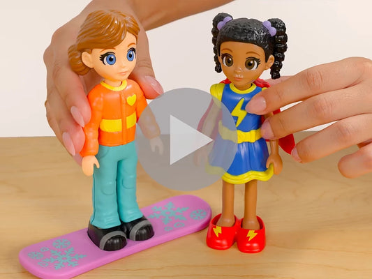 Magnetic Dress & Play Dolls - US 9990