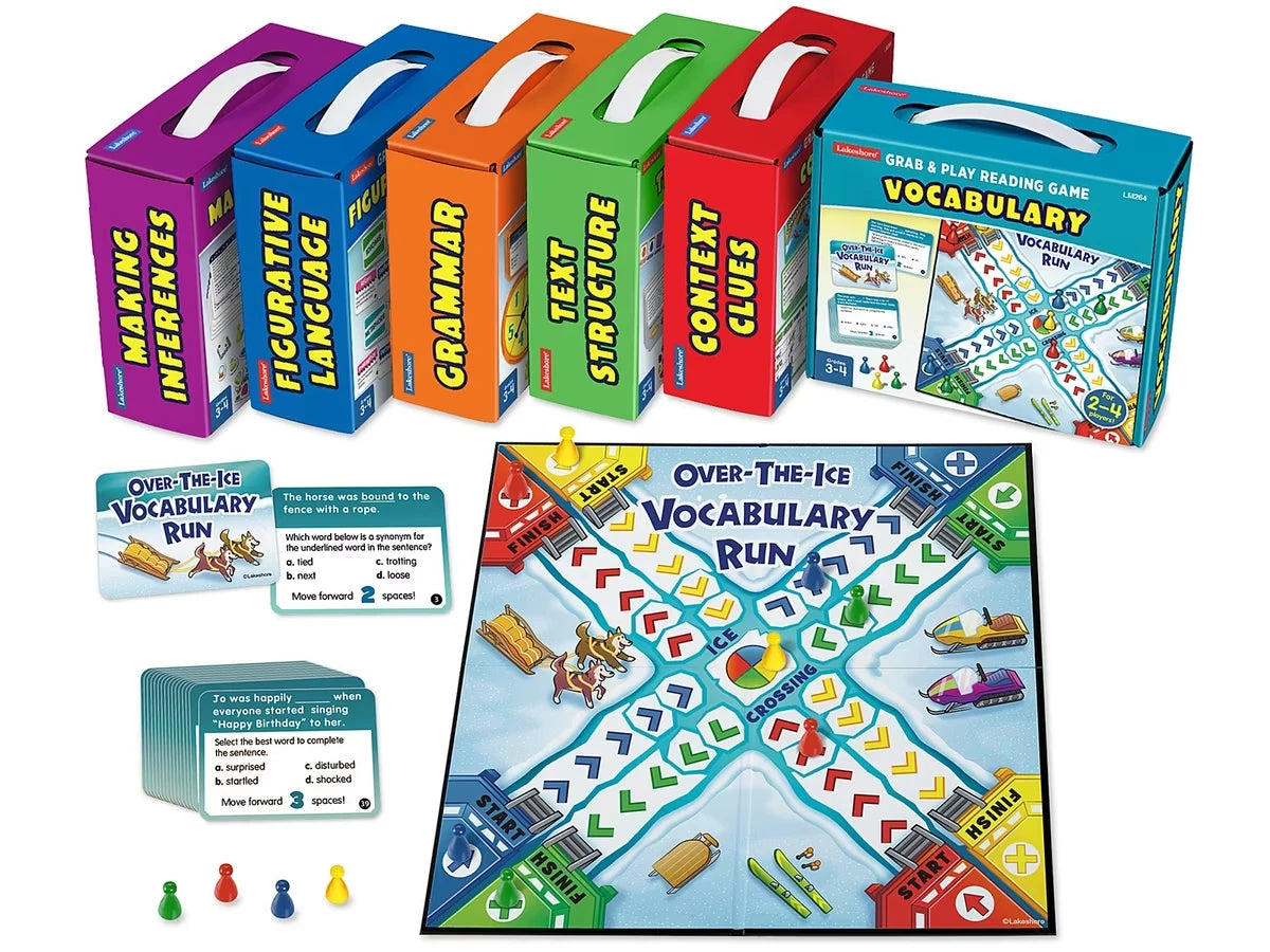 Grab & Play Reading Games - Gr. 3-4 - Complete Set - US 4627