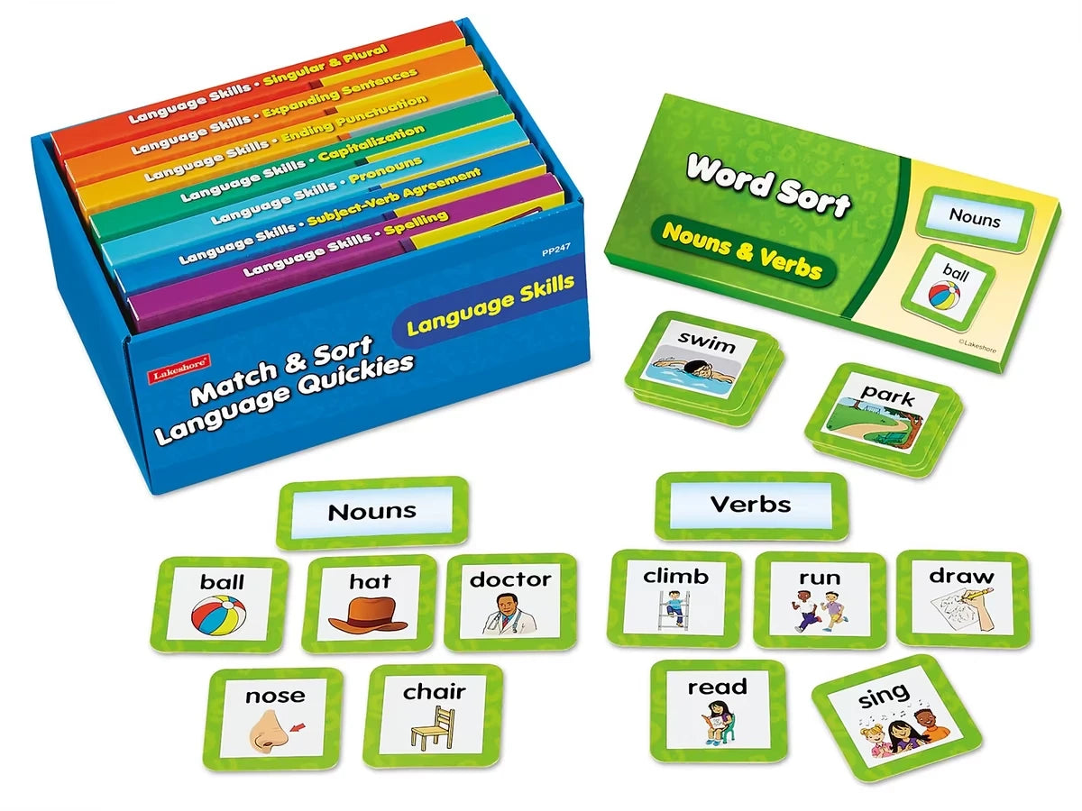Match & Sort Language Skills Quickies - K-Gr. 1 - US 6944