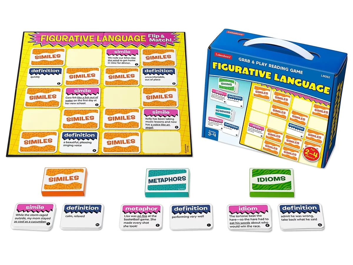 Figurative Language Grab & Play Game - Gr. 3-4 - US 5975