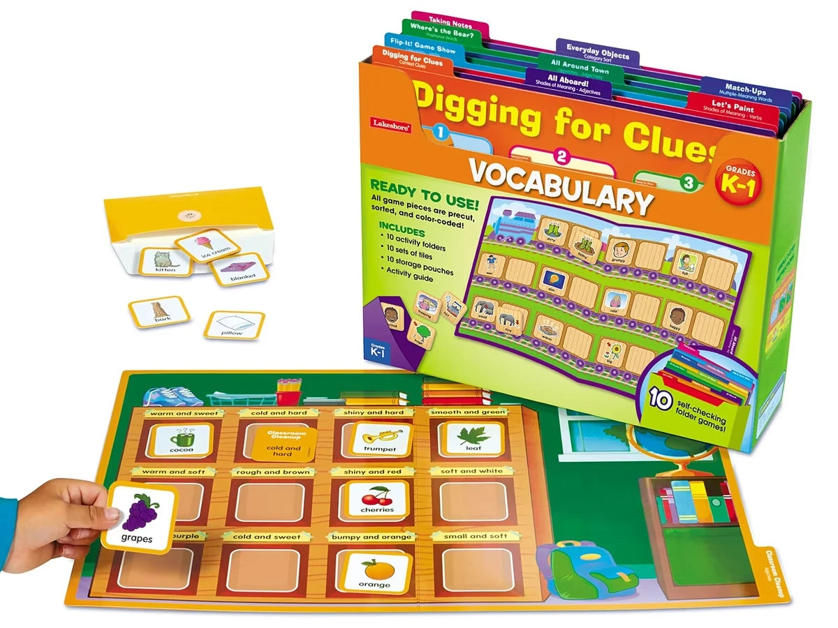 Vocabulary Folder Game Library - K-Gr. 1 - US 9553