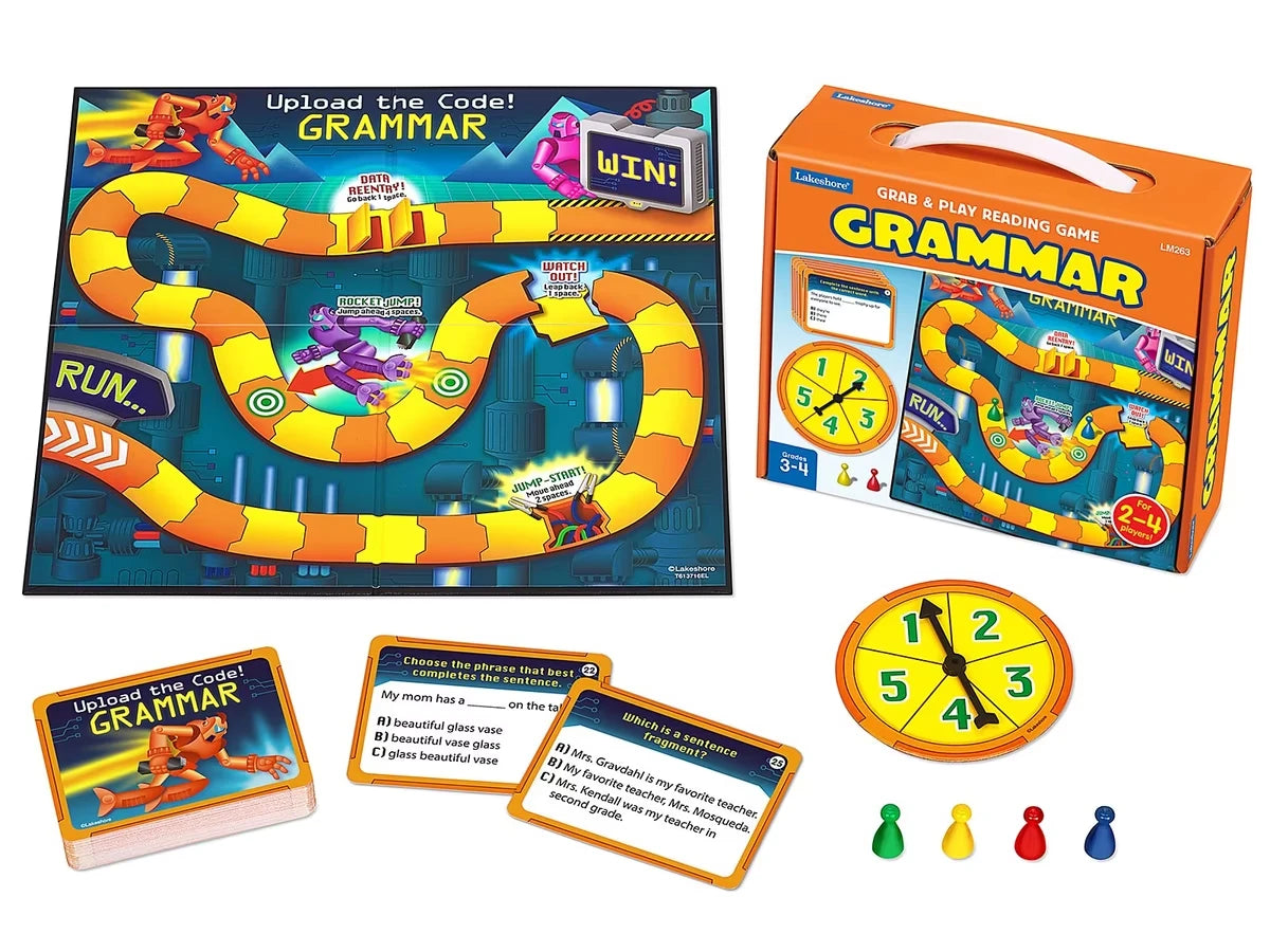 Grammar Grab & Play Game - Gr. 3-4 - US 5027