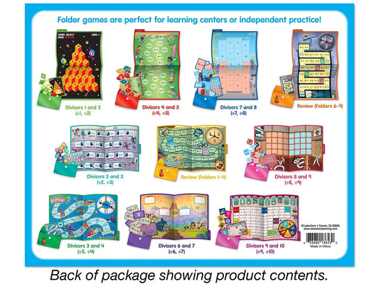 Division Facts Folder Game Library - Gr. 3-5 - US 3917