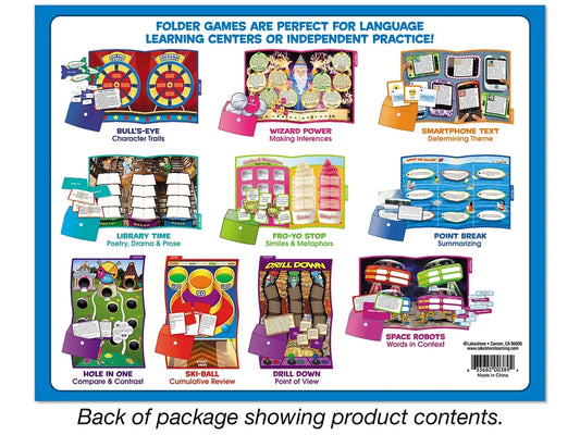 Reading Literature Folder Game Library - Gr. 4-5 - US 5331