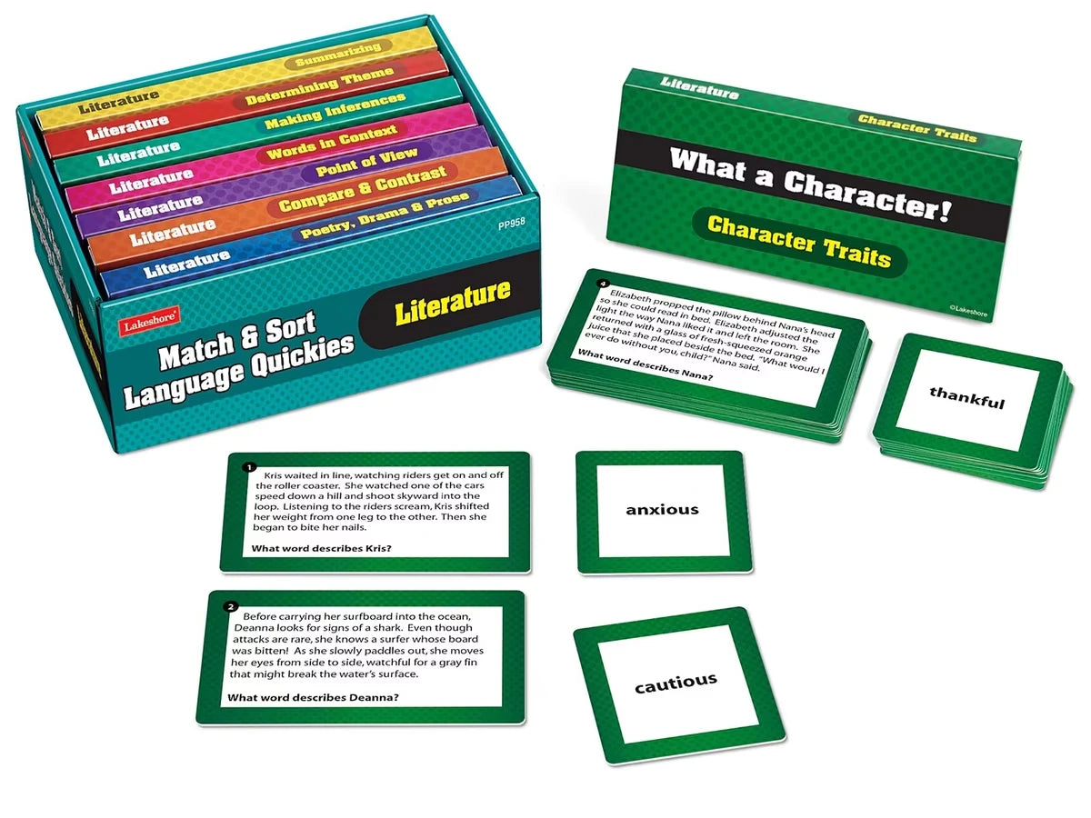 Match & Sort Literature Quickies - Gr. 4-5 - US 3422