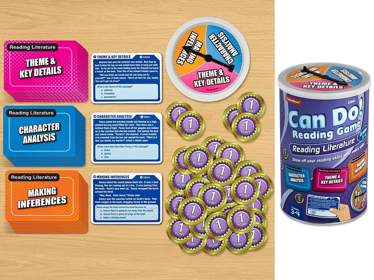 Can Do! Reading Literature Game - Gr. 3-4 - US 9306