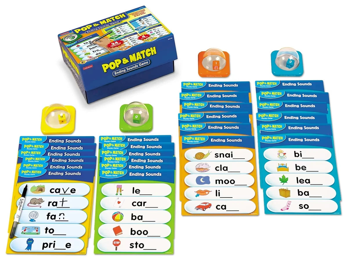 Pop & Match Ending Sounds Game Box - US 6737