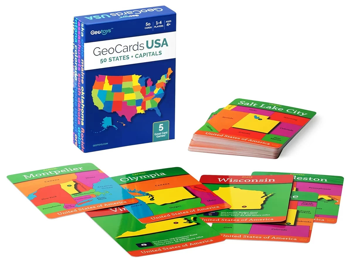 U.S.A. GeoCard Game - US 4203
