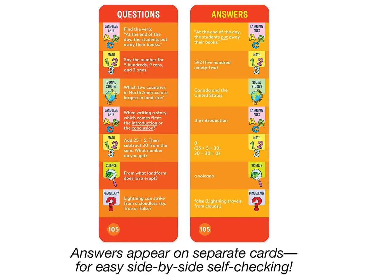 Brain Quest Challenge Cards - Gr. 2 - US 8227