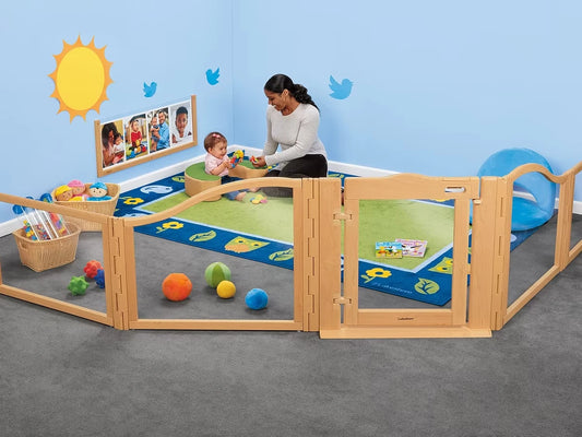 Play-Top Connective Storage Unit with Acrylic Back - US 6985