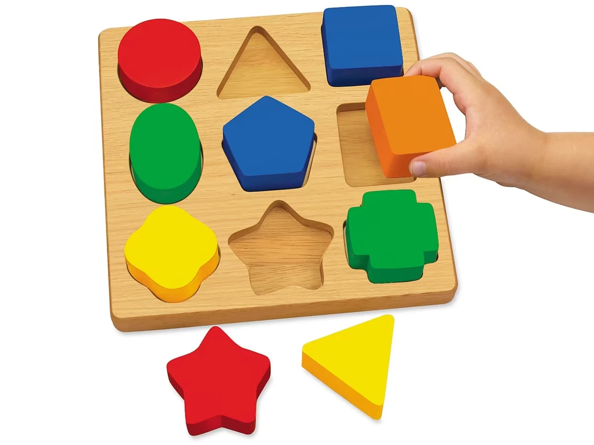 Simple Shapes Puzzle Board - US 6167