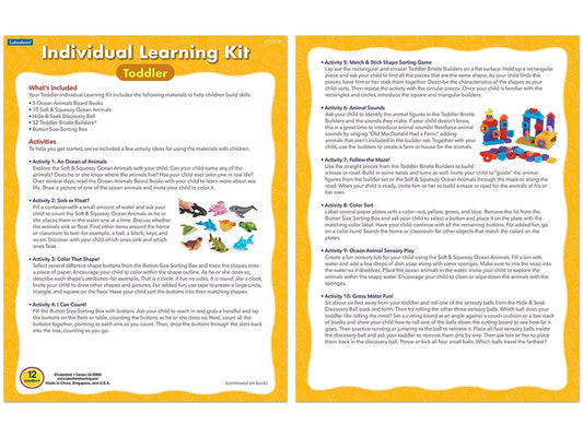 Toddler Individual Learning Kit - US 2565