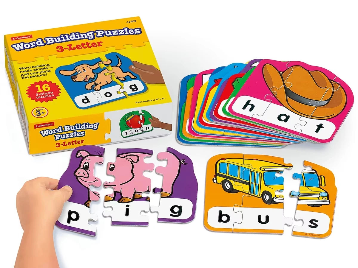 Word Building Puzzles - 3-Letter Words - US 3396