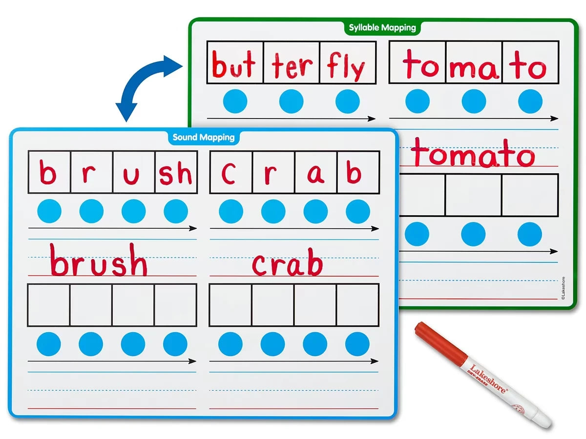 Word Mapping Write & Wipe Boards - US 9440