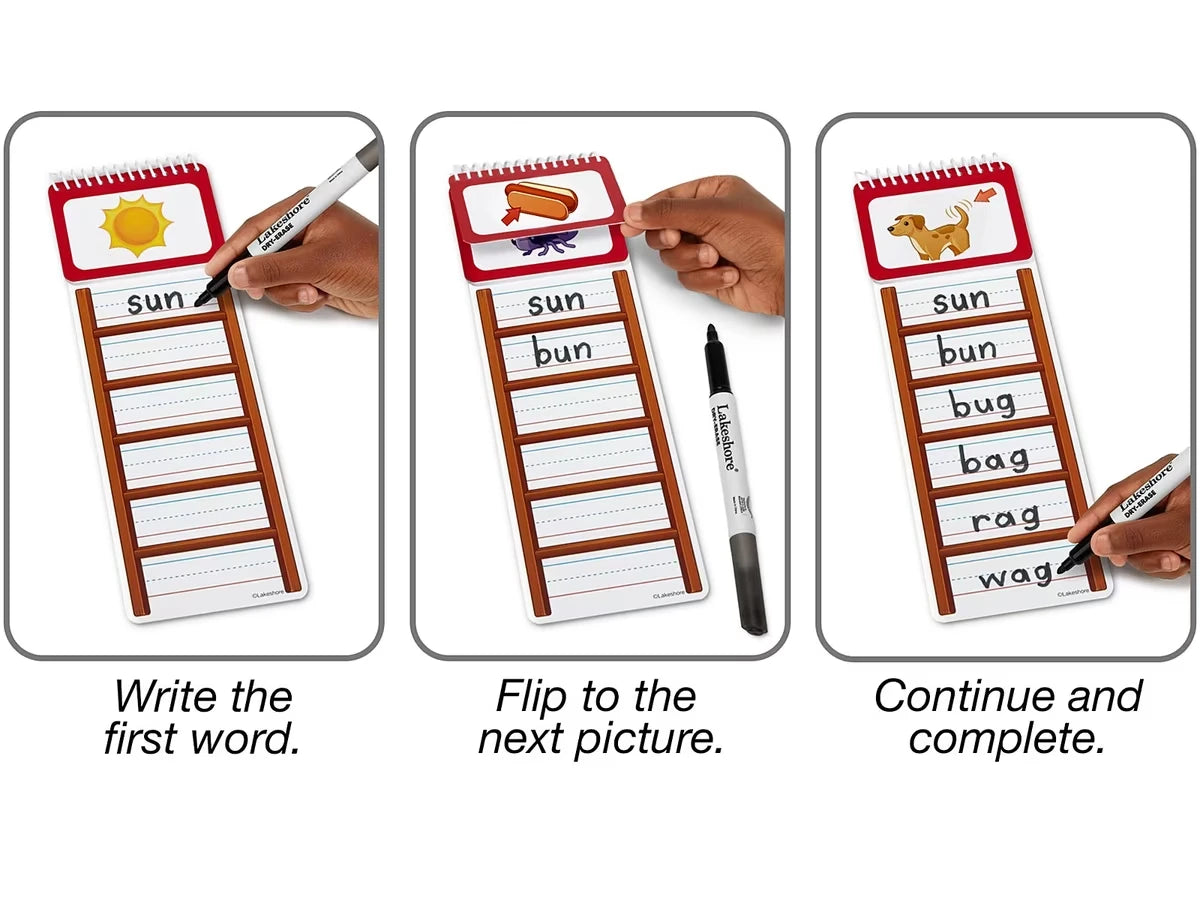 Write & Wipe Word Ladders - Complete Set - US 3282