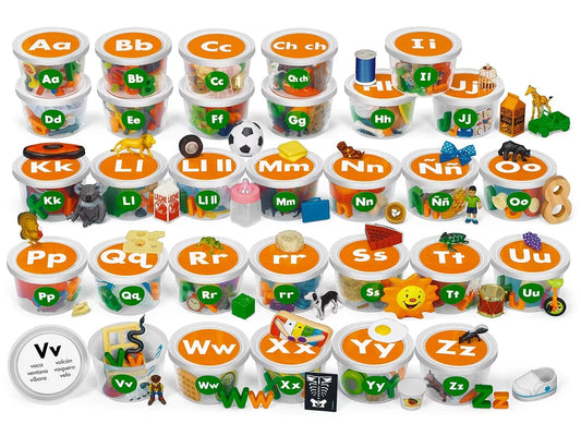 Spanish Alphabet Teaching Tubs - US 4578