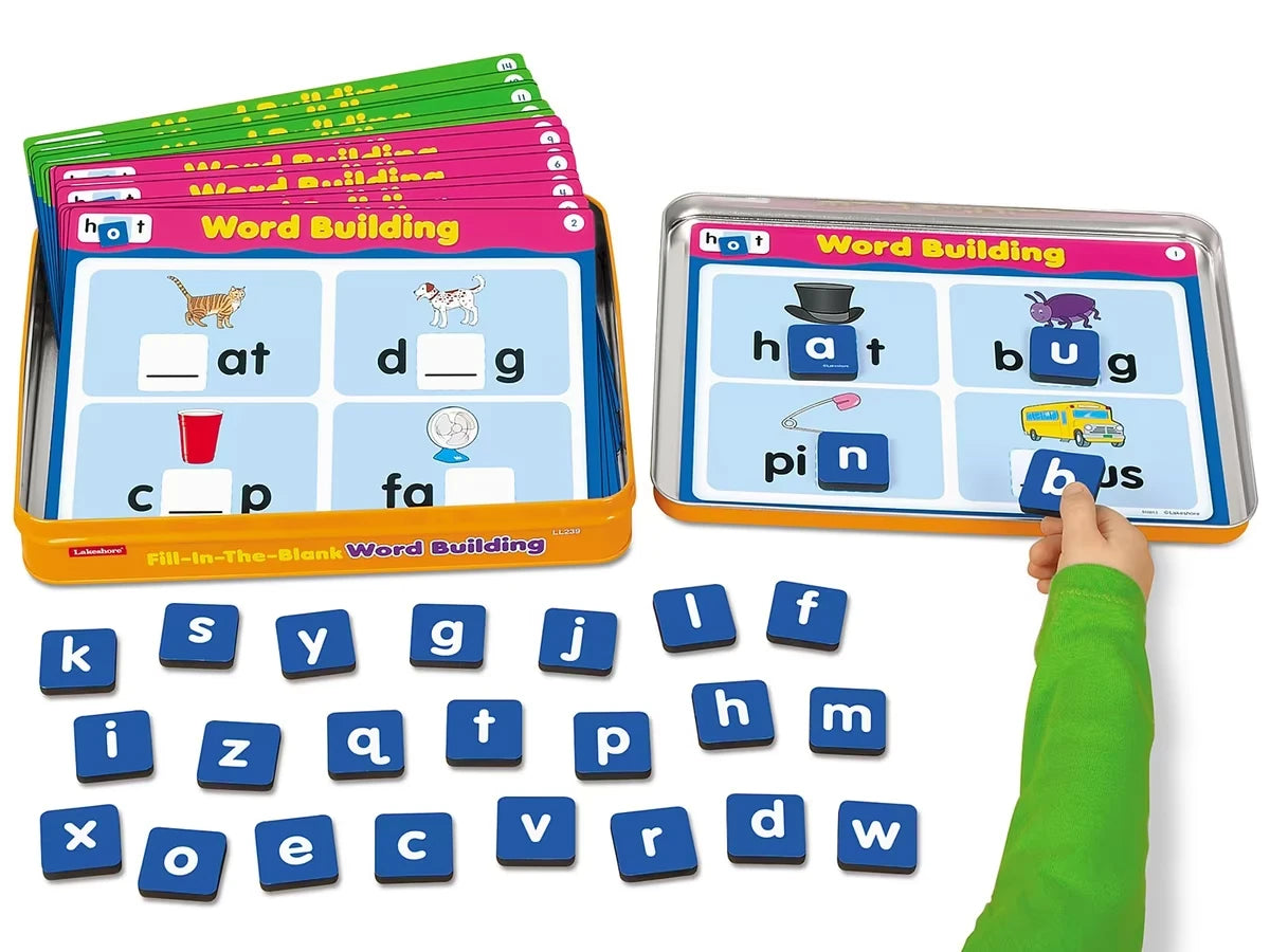 Word Building Magnetic Activity Tin - US 5142