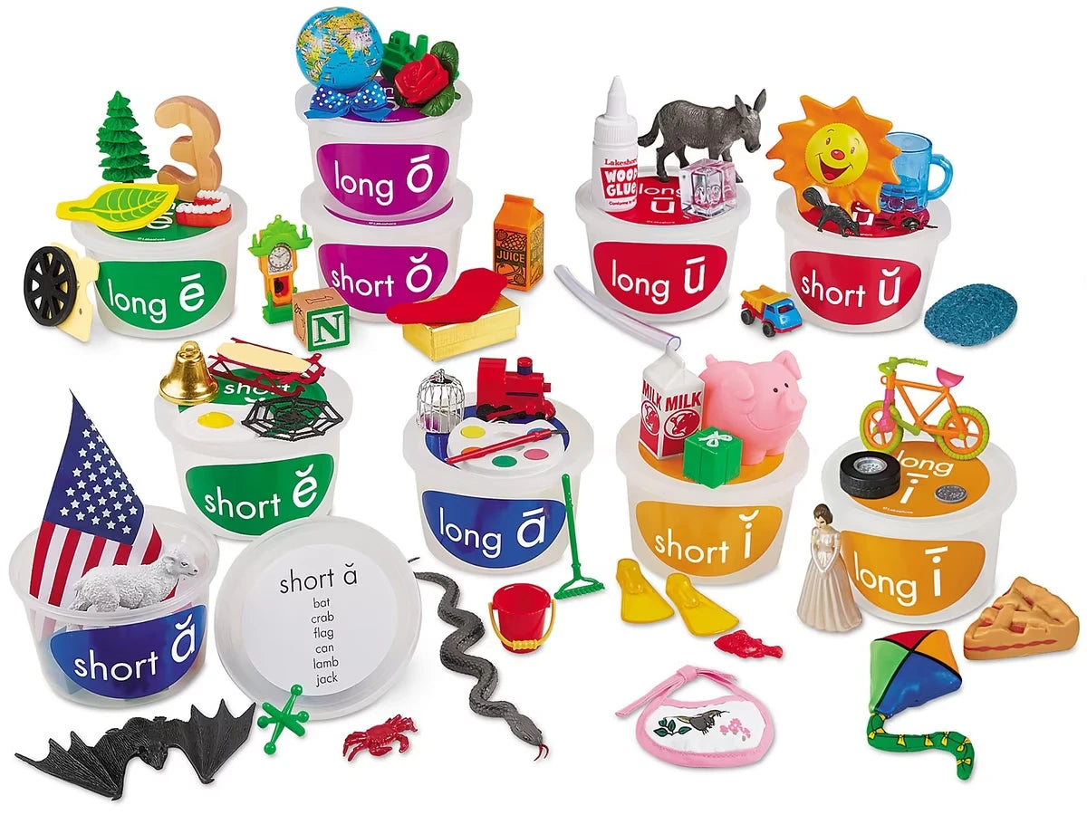 Vowel Teaching Tubs - US 8023