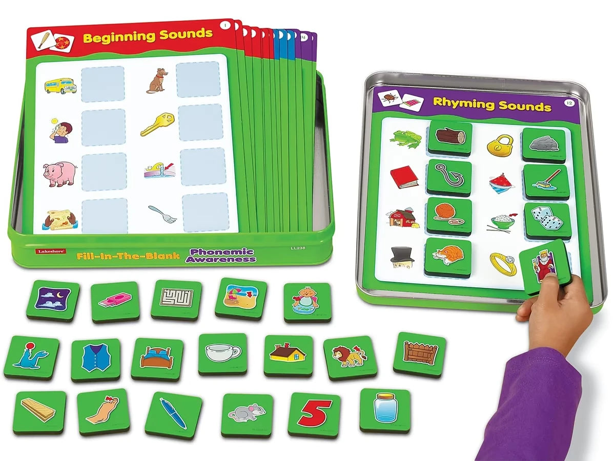 Phonemic Awareness Magnetic Activity Tin - US 9296