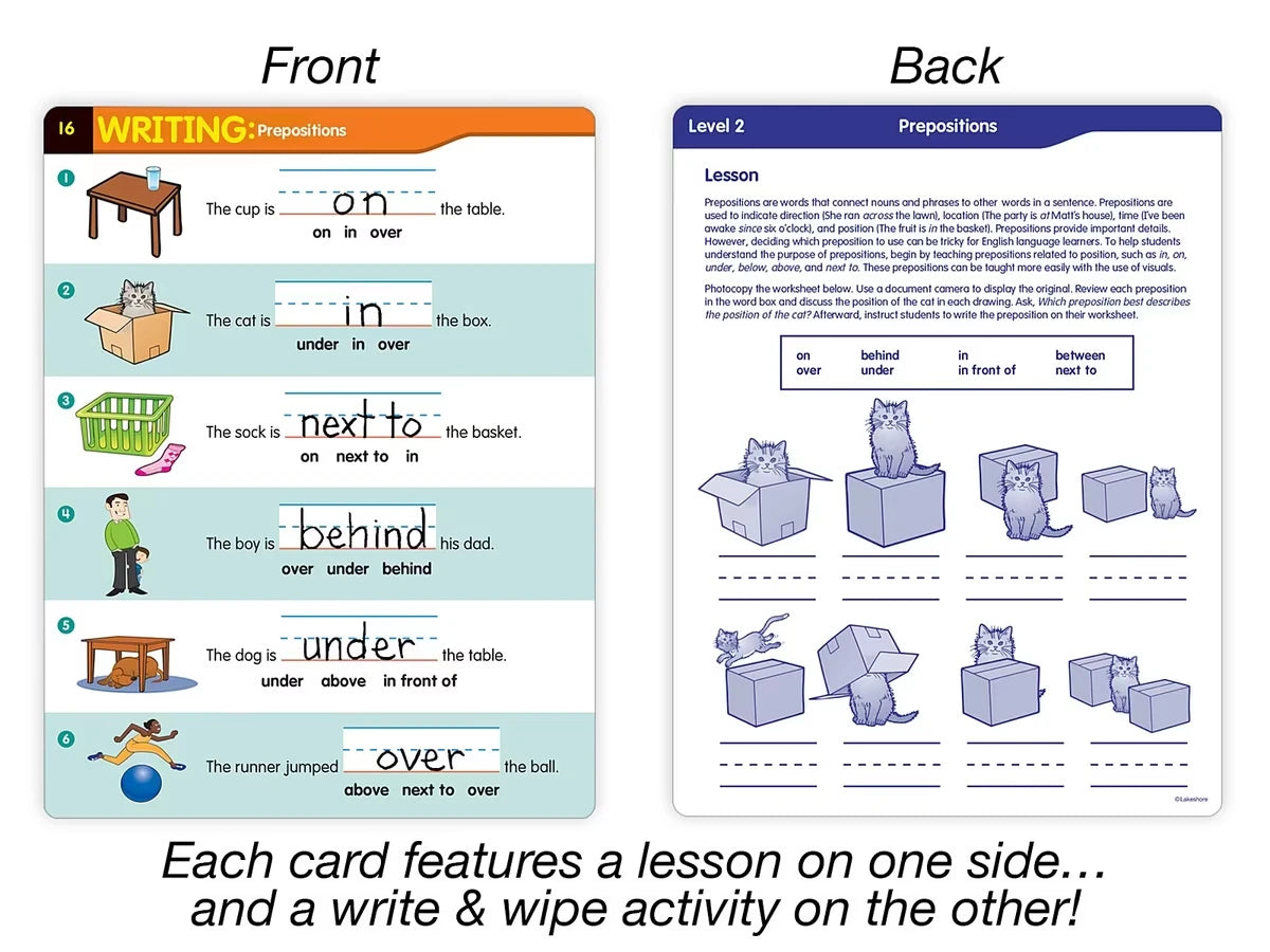 English Language Development Activity Cards - Level 2 - US 1137
