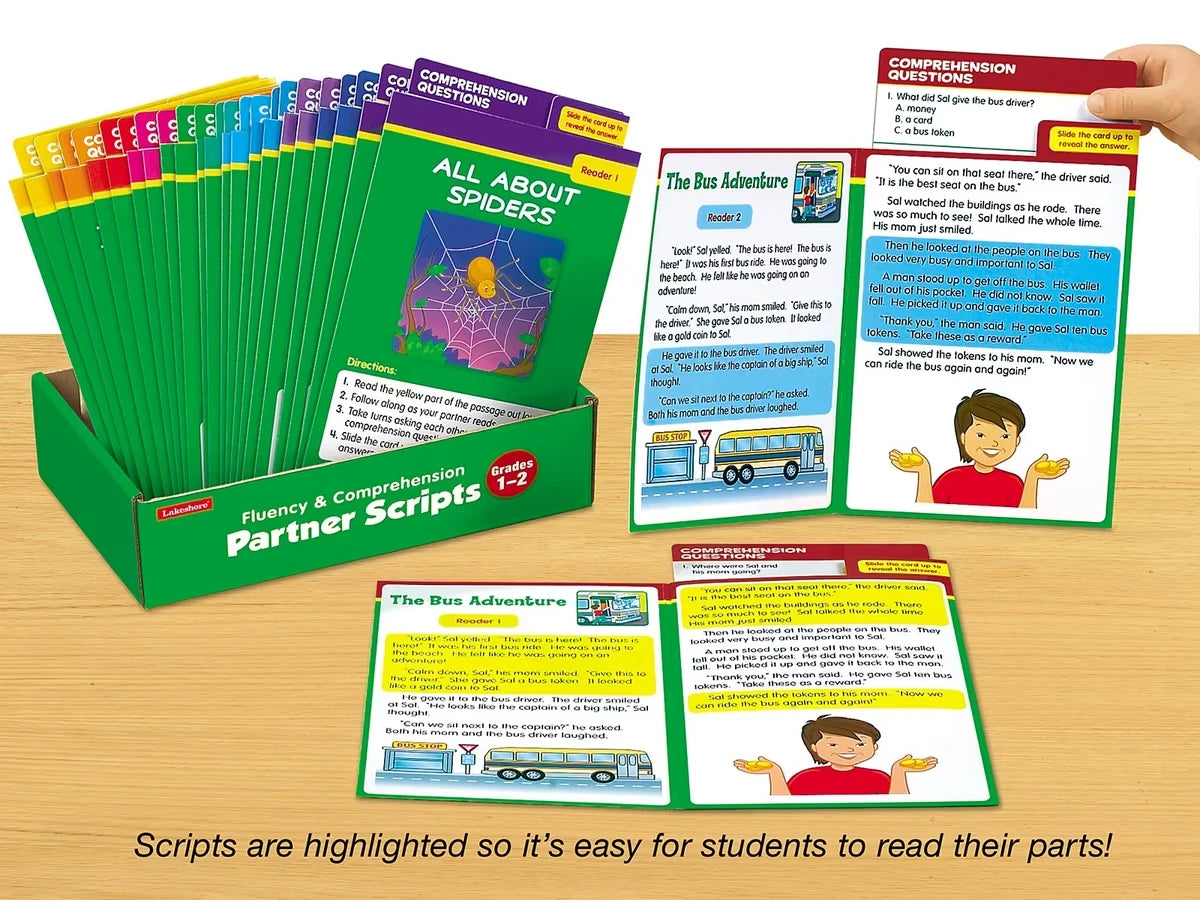 Fluency & Comprehension Partner Scripts - Gr. 1-2 - US 5296