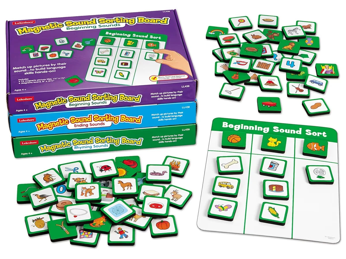 Magnetic Sound Sorting Boards - Complete Set - US 5939