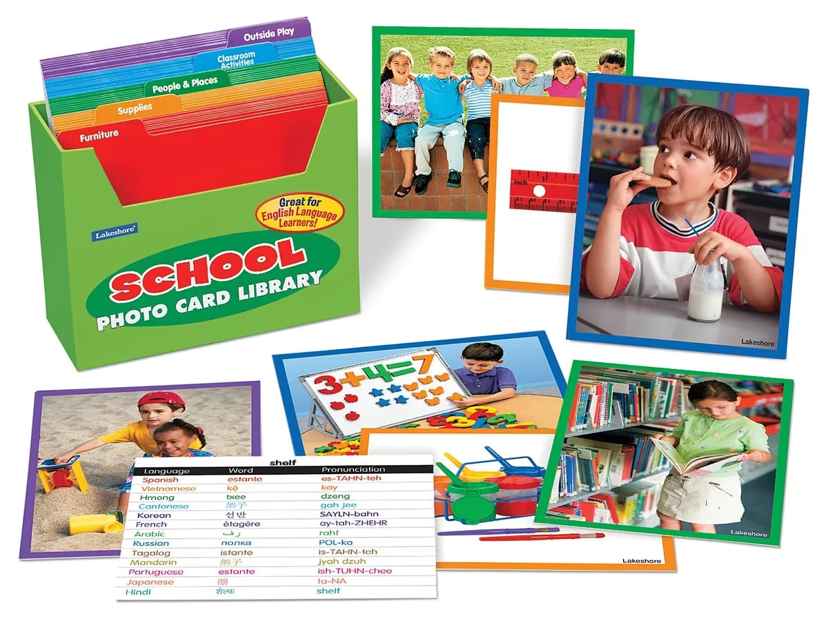 School Vocabulary Development Photo Card Library - US 5713